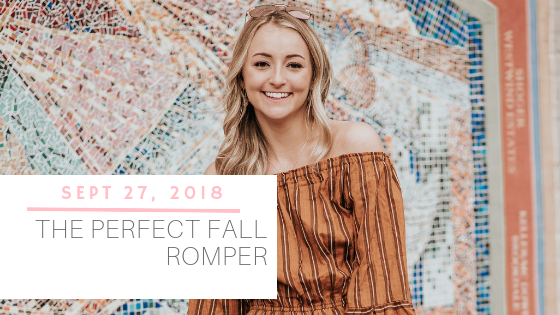 The Perfect Fall Boutique Romper